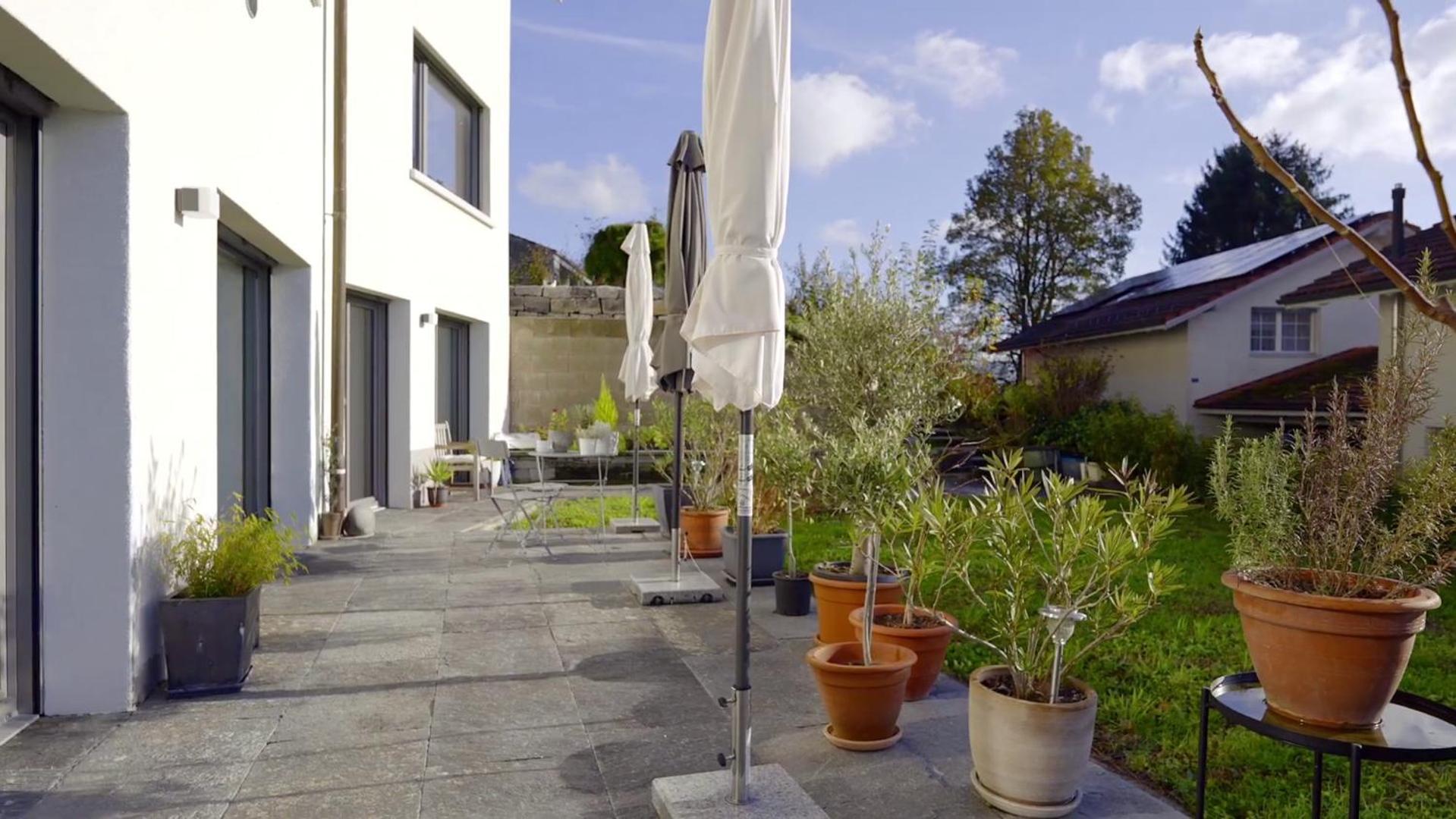 Gartenwohnung Im Modernen Stil Unterkulm Eksteriør bilde